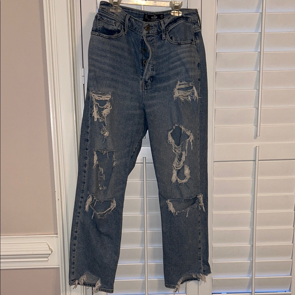 Hollister Vintage High-Rise Blue Jeans